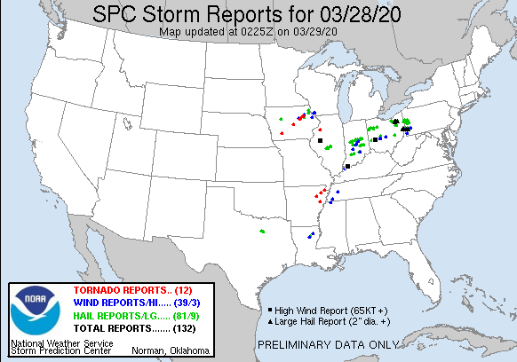 TORNADOES SATURDAY, WINDY SUNDAY