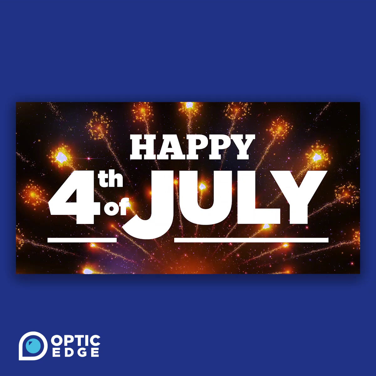 Video Happy 4th of July Slide