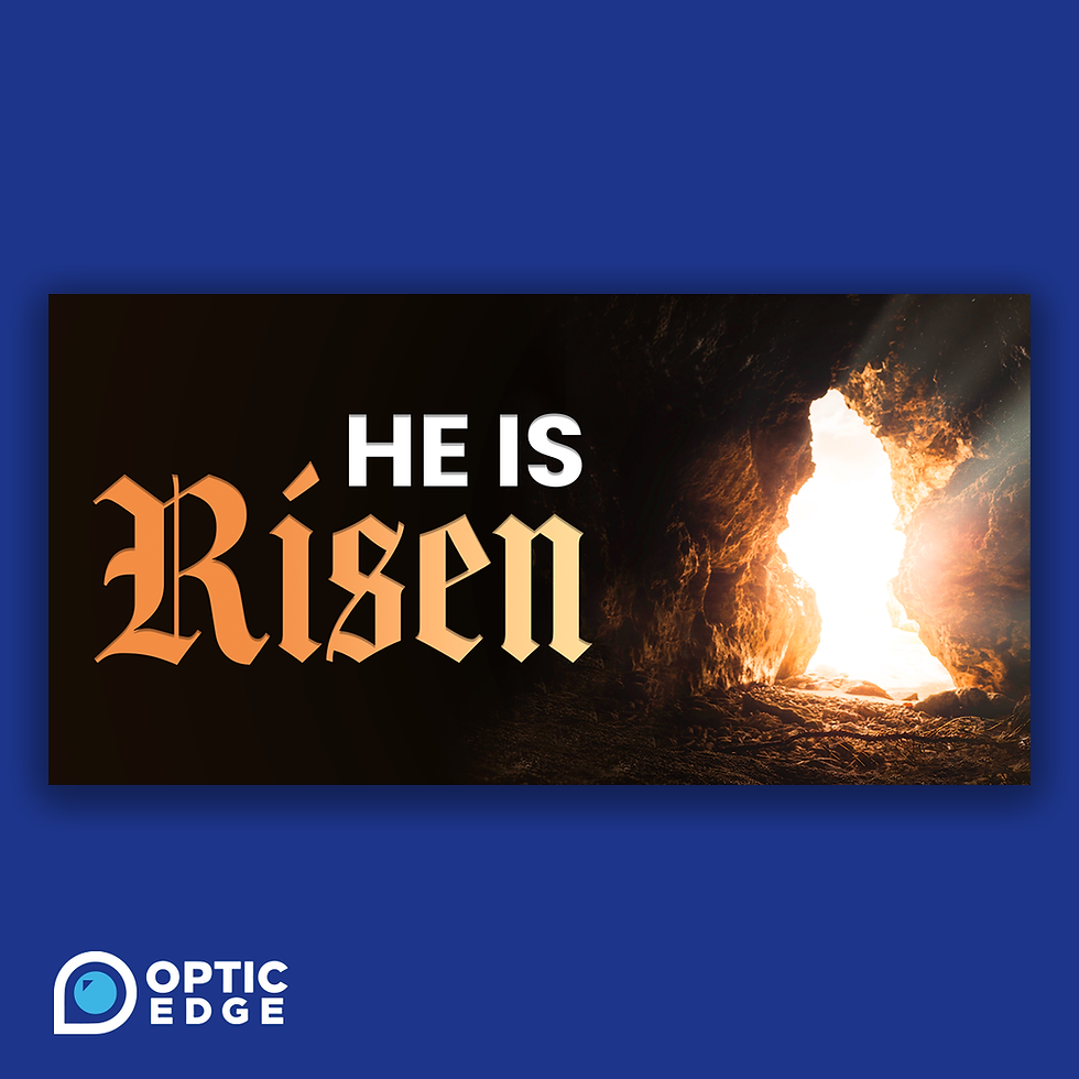 Stock He Is Risen Slide