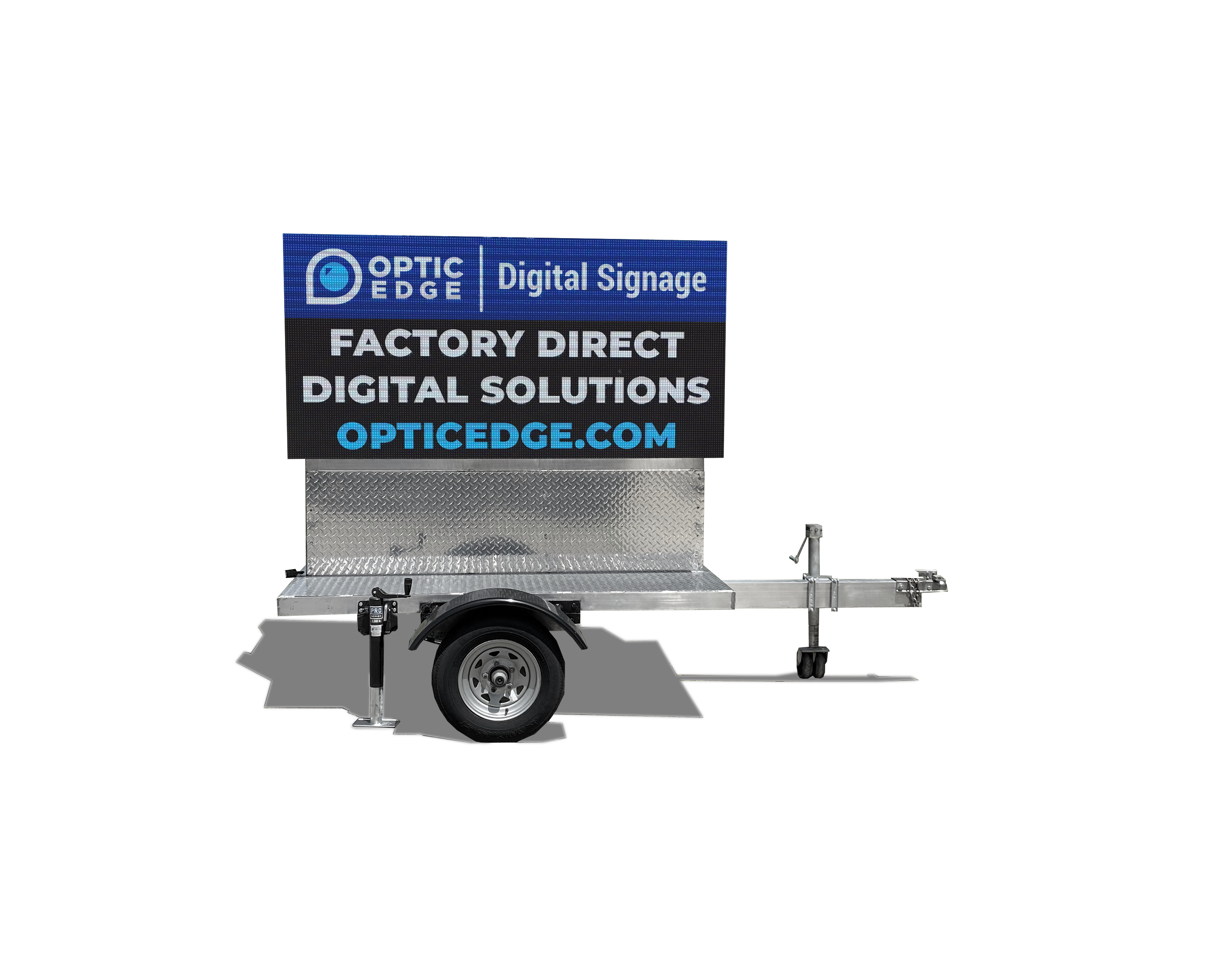3' x 6' Double Sided Outdoor Digital Trailer Unit