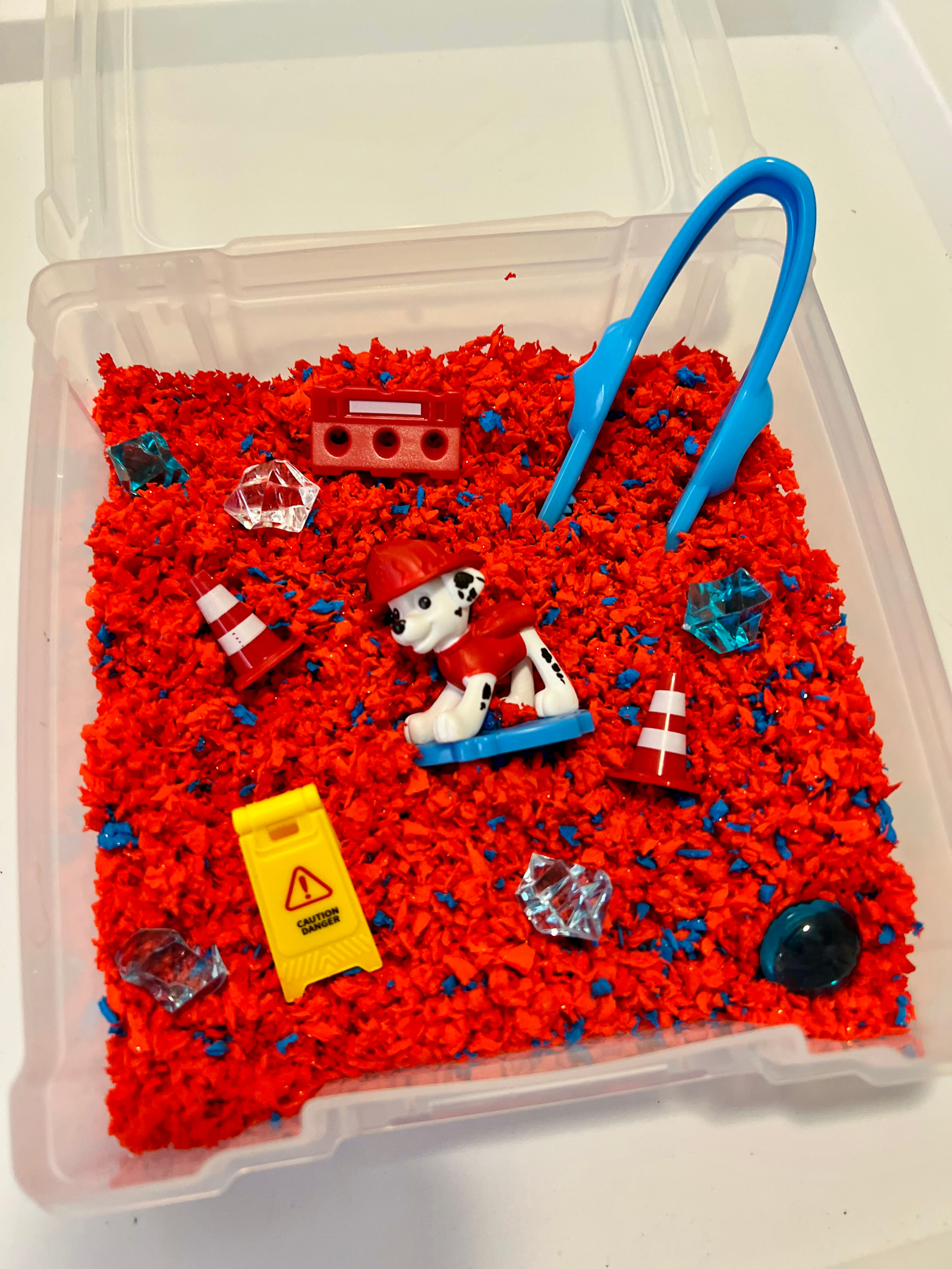 Blazing Wonders Sensory Bin