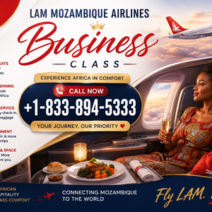 Upgrade to LAM Mozambique Airlines Business Class