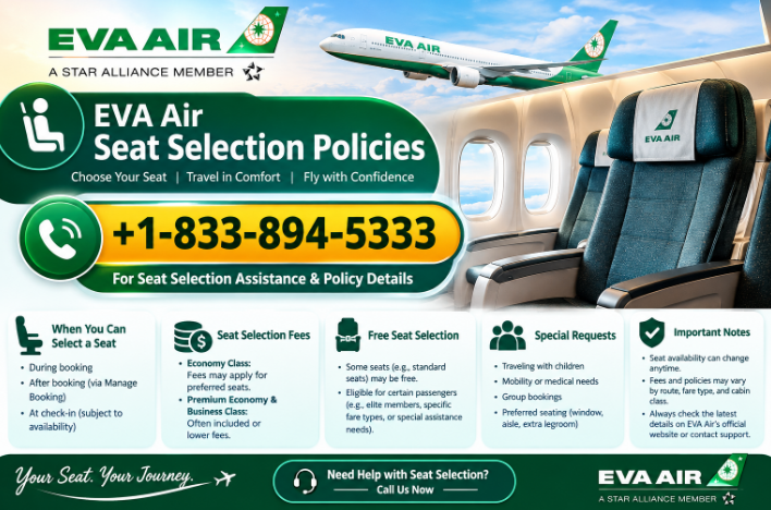 EVA Air Seat Selection Policies
