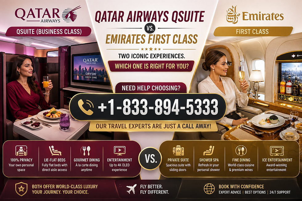 Is Qatar Qsuite Business Class Better Than Emirates First Class? Full Guide
