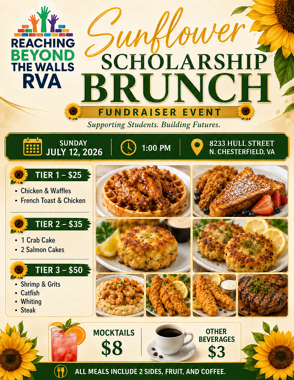 Sunflower Scholarship brunch