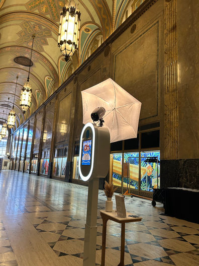 Elegant event setup with premium photo booth rental in Metro Detroit