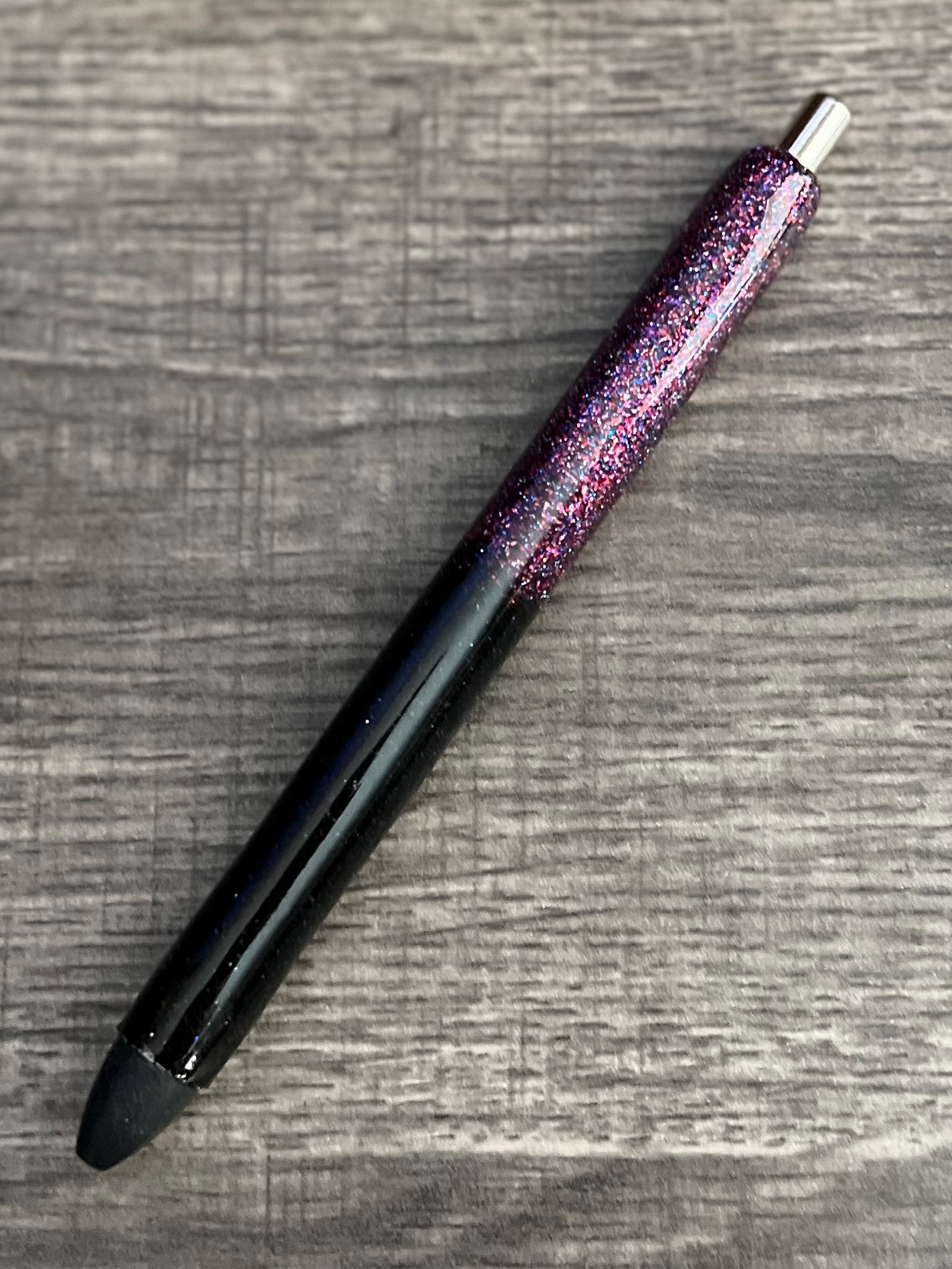 **FOR SALE** Custom Glitter pens with red, blue, and black ink