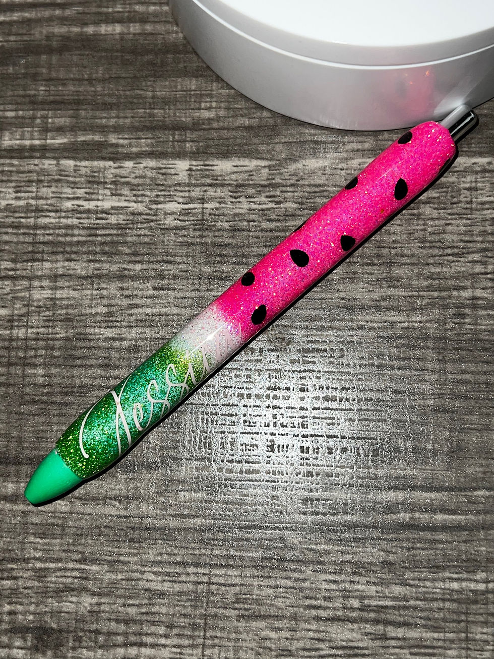 Thumbnail: Custom made glitter pens