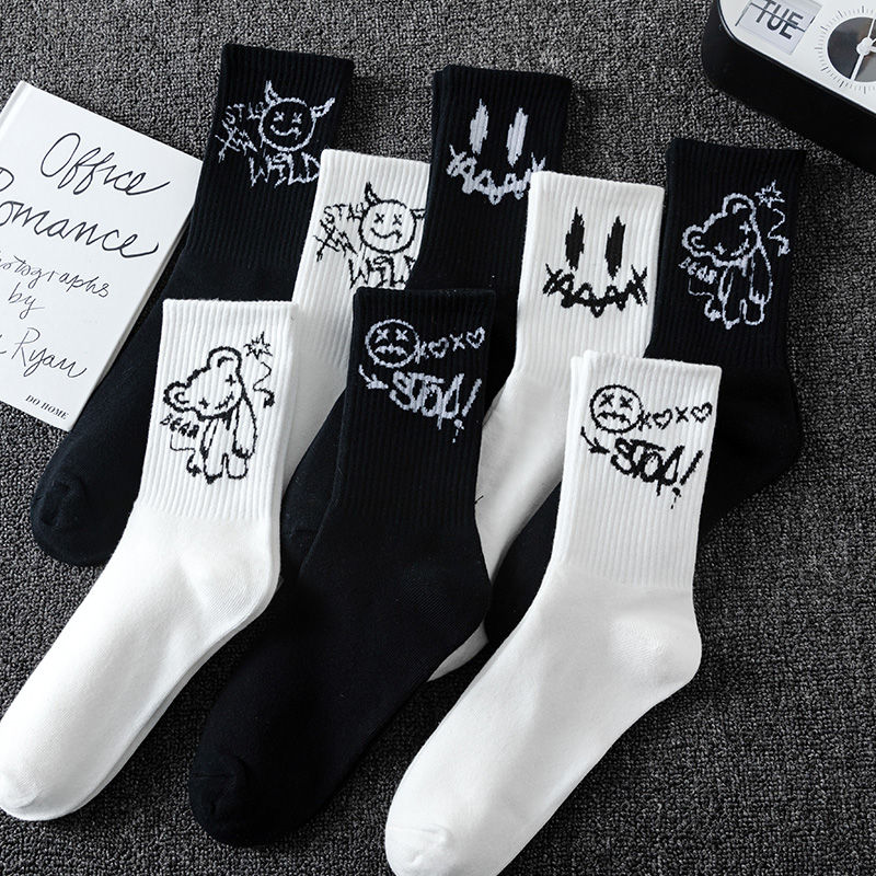 Miniatura: 10 pares de meias esportivas masculinas, casuais, respiráveis e versáteis. Meia