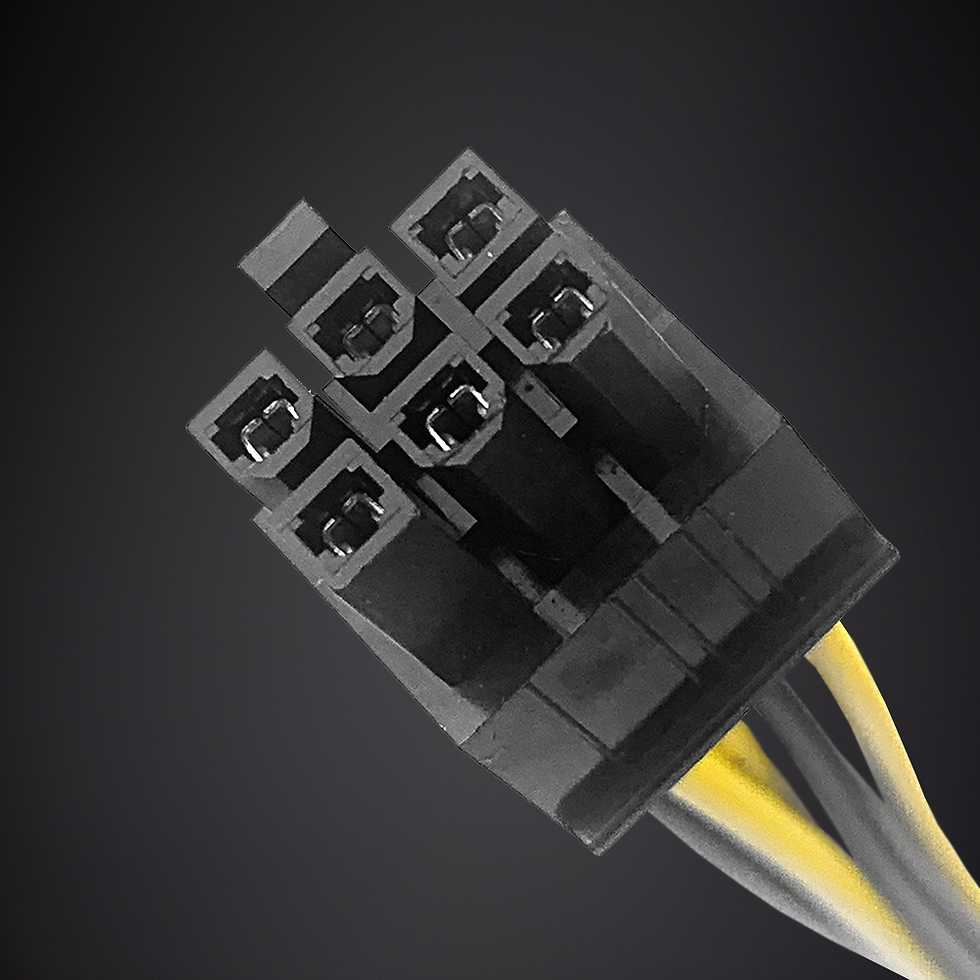 Thumbnail: PCIe 6pin til 8pin (6+2) 50cm