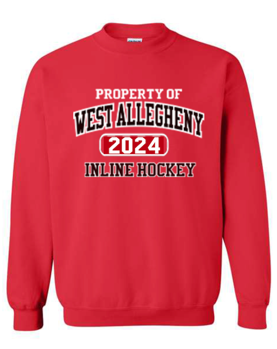 Thumbnail: West Allegheny Inline Hockey Property of 2023 Crew Neck