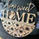 Thumbnail: Home Sweet Home Round Wood Sign