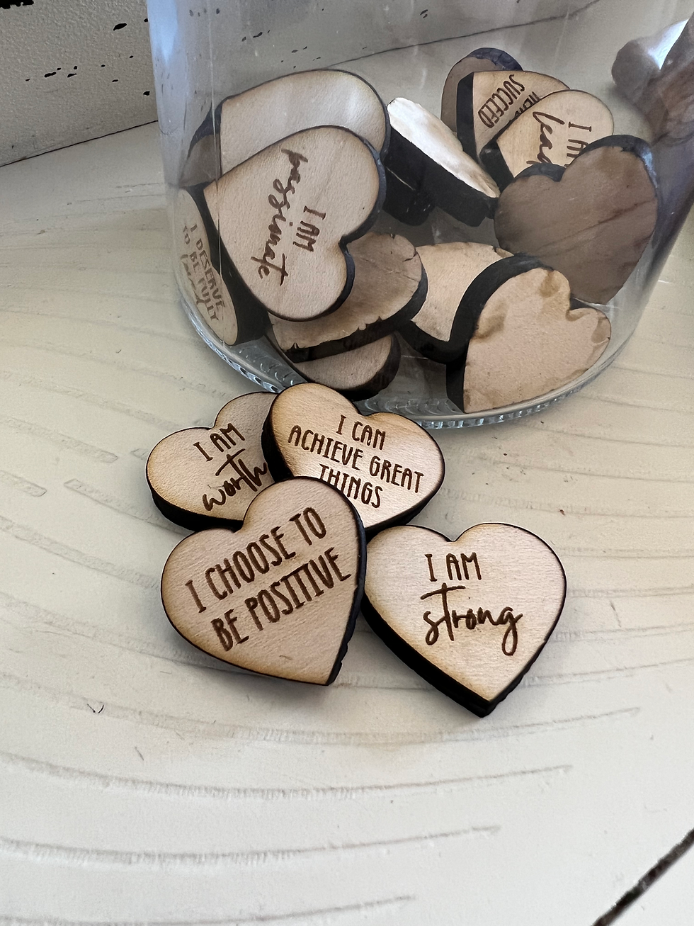 Thumbnail: Jar of Daily Affirmations - Laser Engraved
