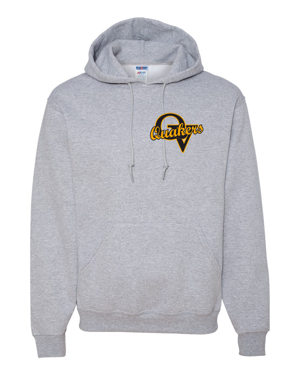 Quaker Valley Logo Flag Football Hoodie Sweatshirt