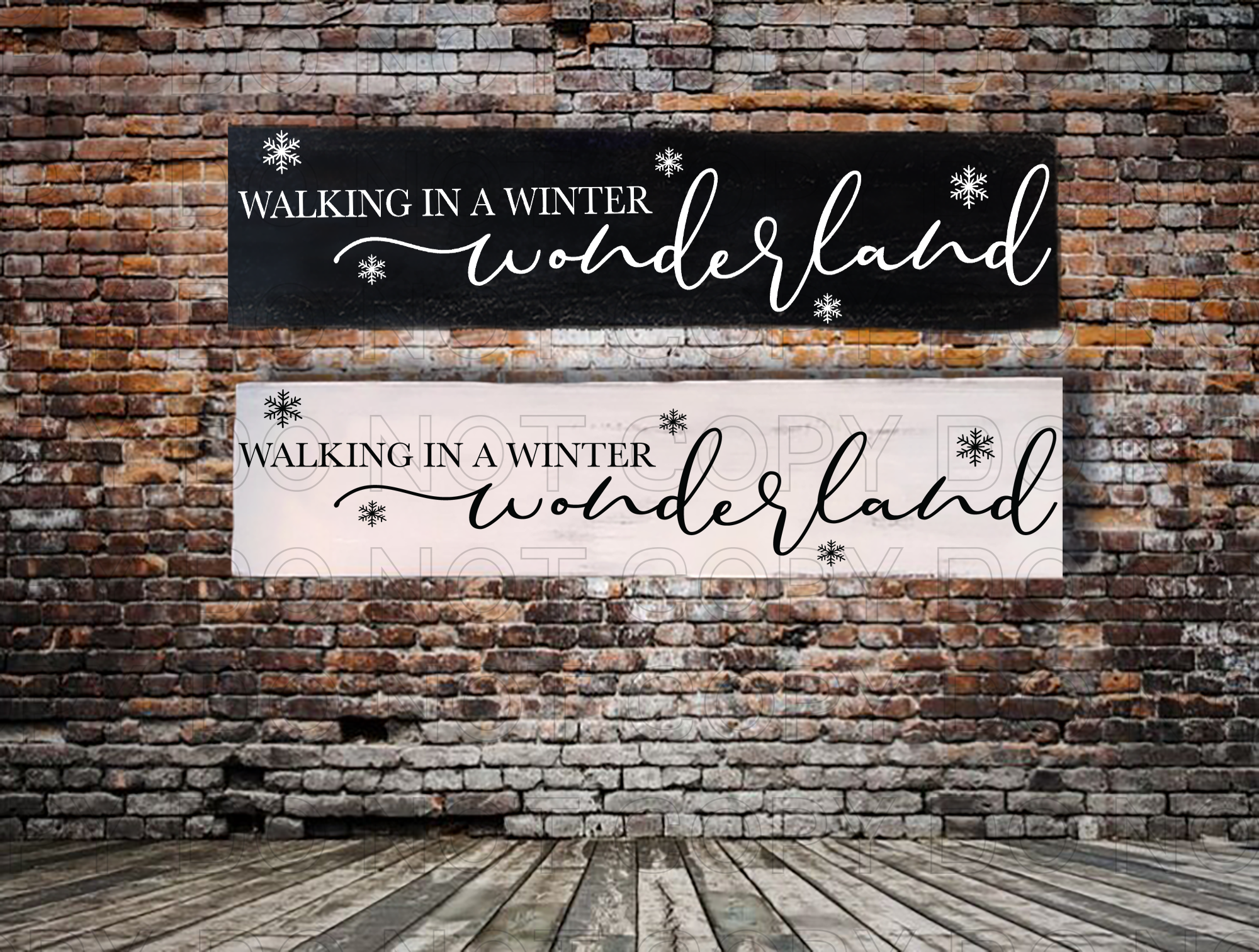 Walking in a Winter Wonderland Sign