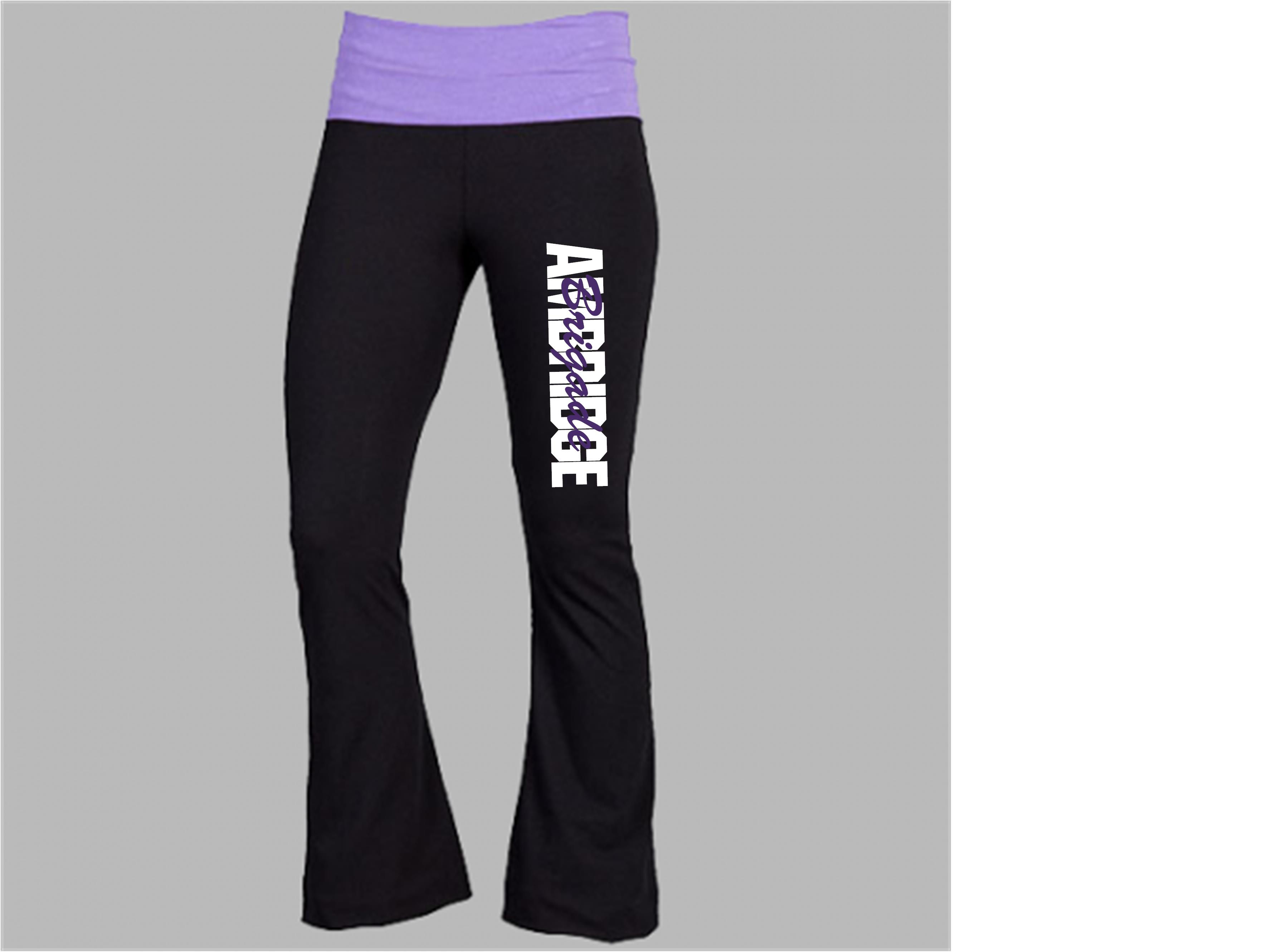 Purple and Black Practice Pants - Ambridge Brigade