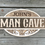 Thumbnail: Man Cave Sign Laser Cut and Engraved  Wood Sign