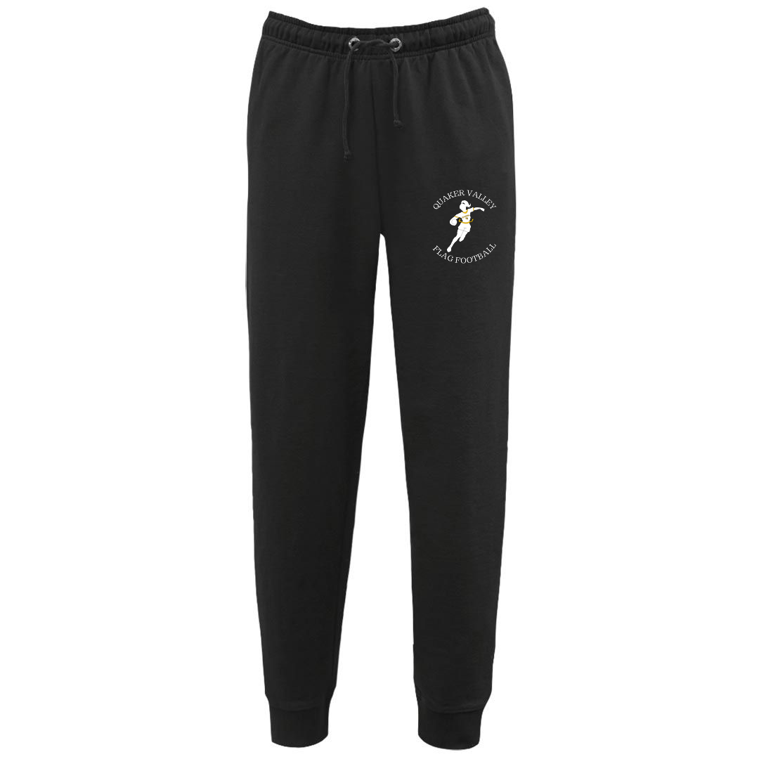 Quaker Valley Classic Joggers Black and White Logo