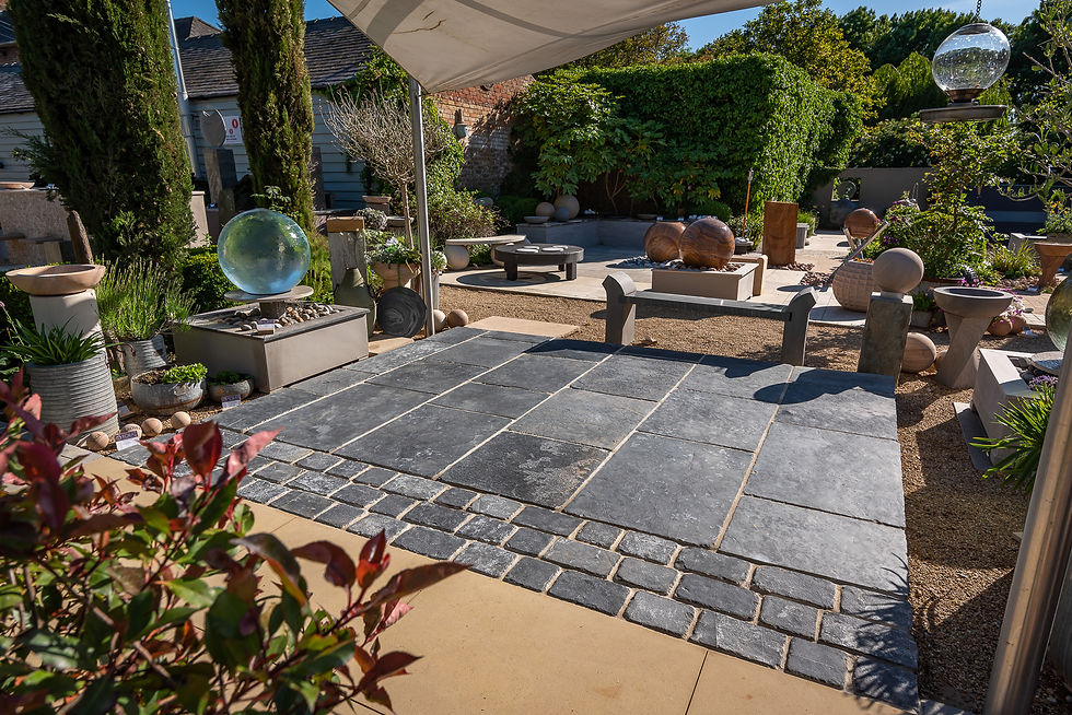 Thumbnail: St Quentin Grey Vintaged Limestone Driveway Setts