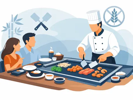 How Gluten Free Teppanyaki Works at the Table
