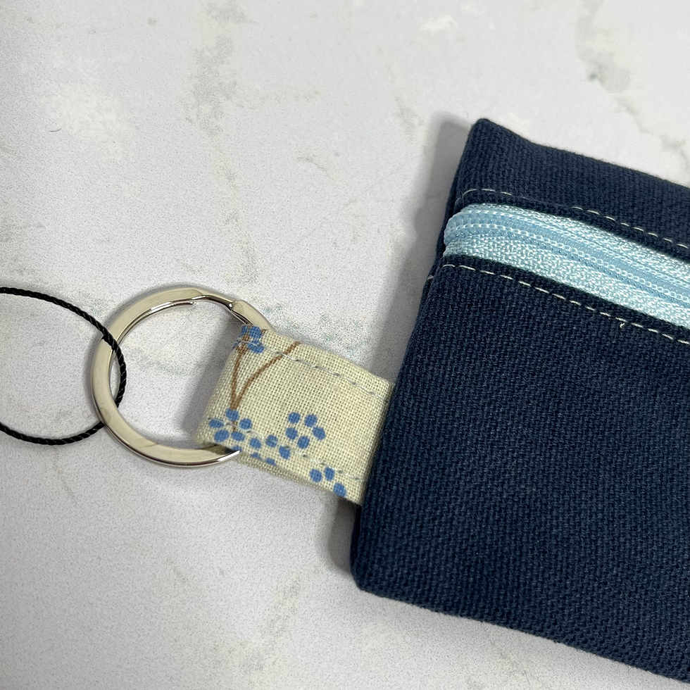 Miniature : Porte-clé pochette - Laya Collection « Blue »