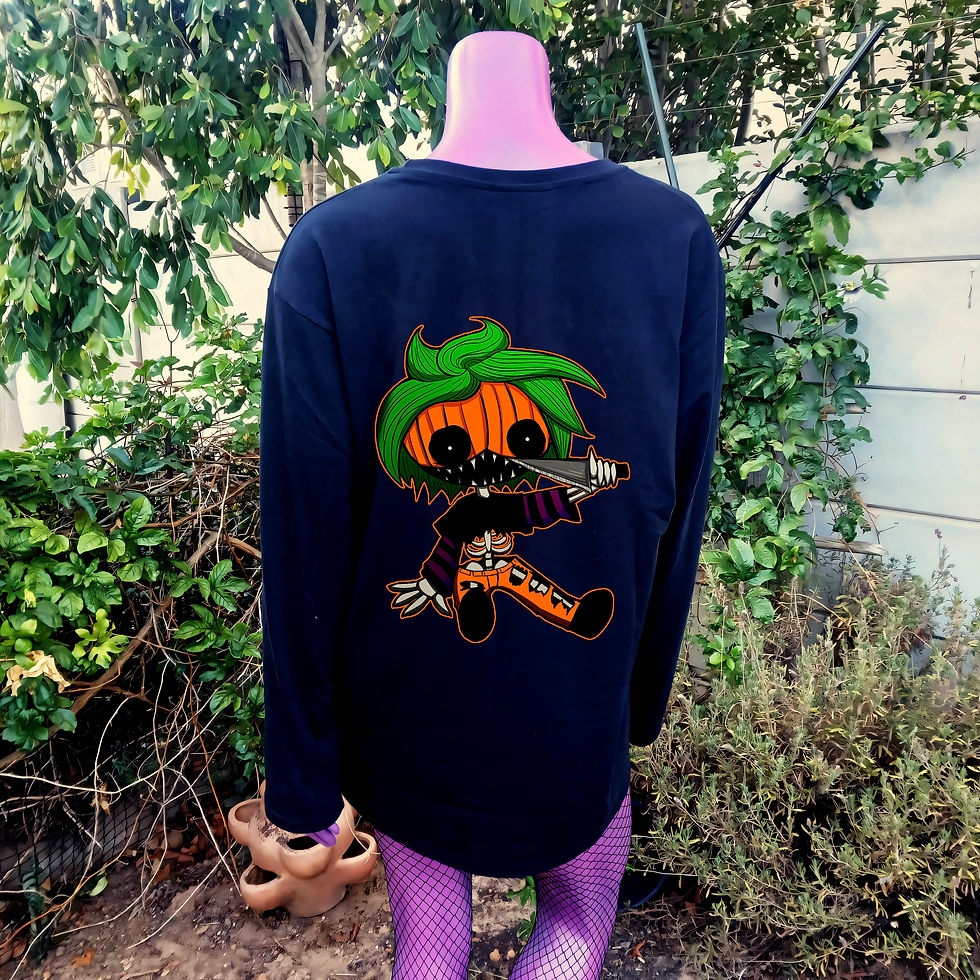 Thumbnail: Punk-Kin – Long Sleeve (Name – Front + Logo – Back)
