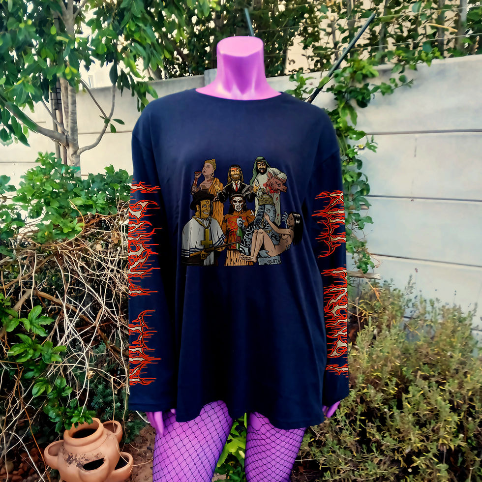 Thumbnail: Kill Frenzy – Long Sleeve (Album Cutout – Front + Text – Sleeves)