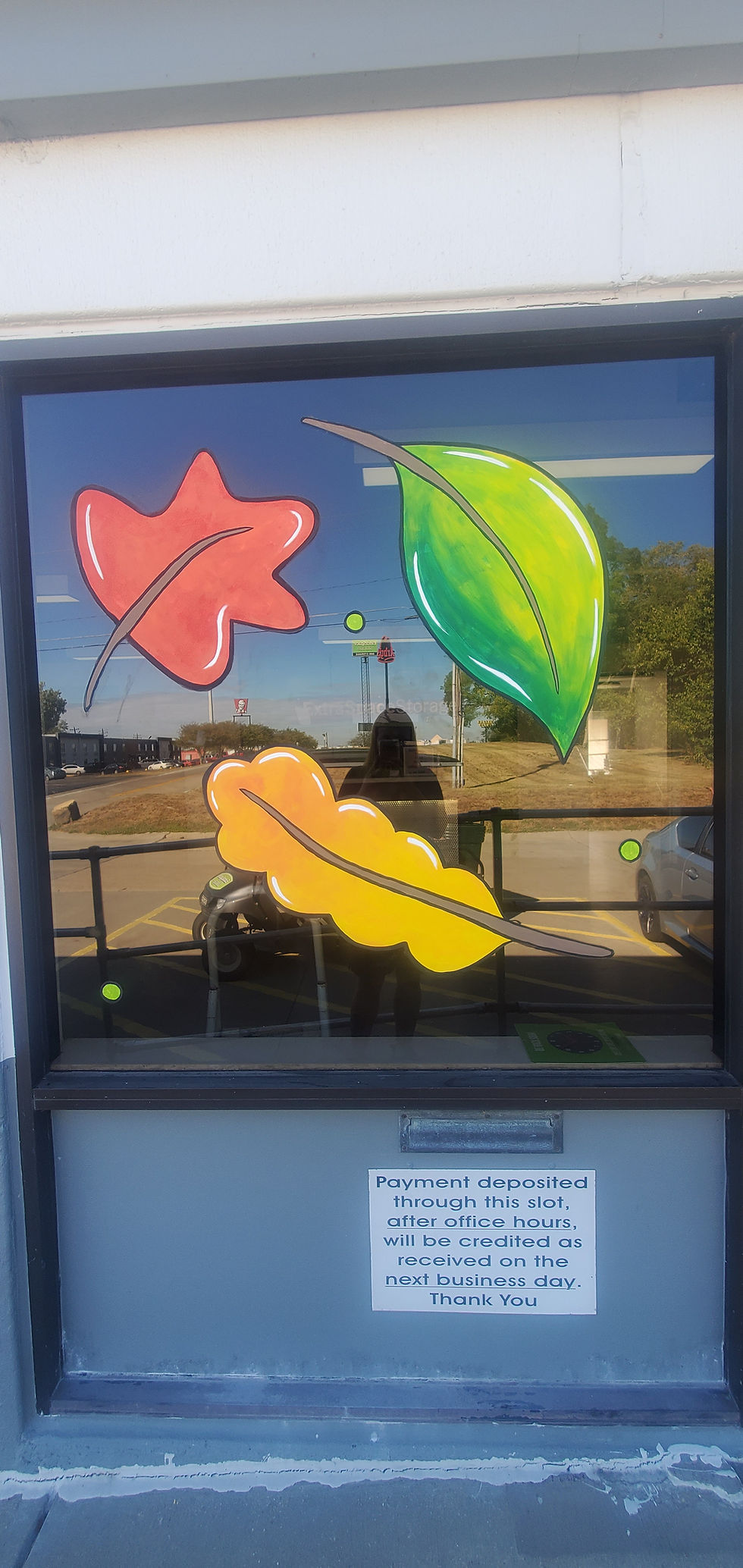 Thumbnail: Window Painting done by Martina McIntosh