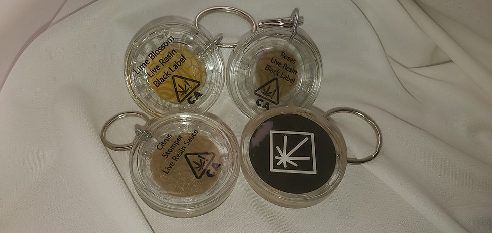 Thumbnail: FAUX Dab/Wax/concentrate keychains/necklaces/art