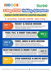 Forces In Action_5-Day STEM Holiday Program