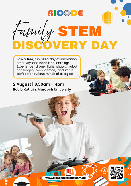 Family STEM Discovery Day Flyer