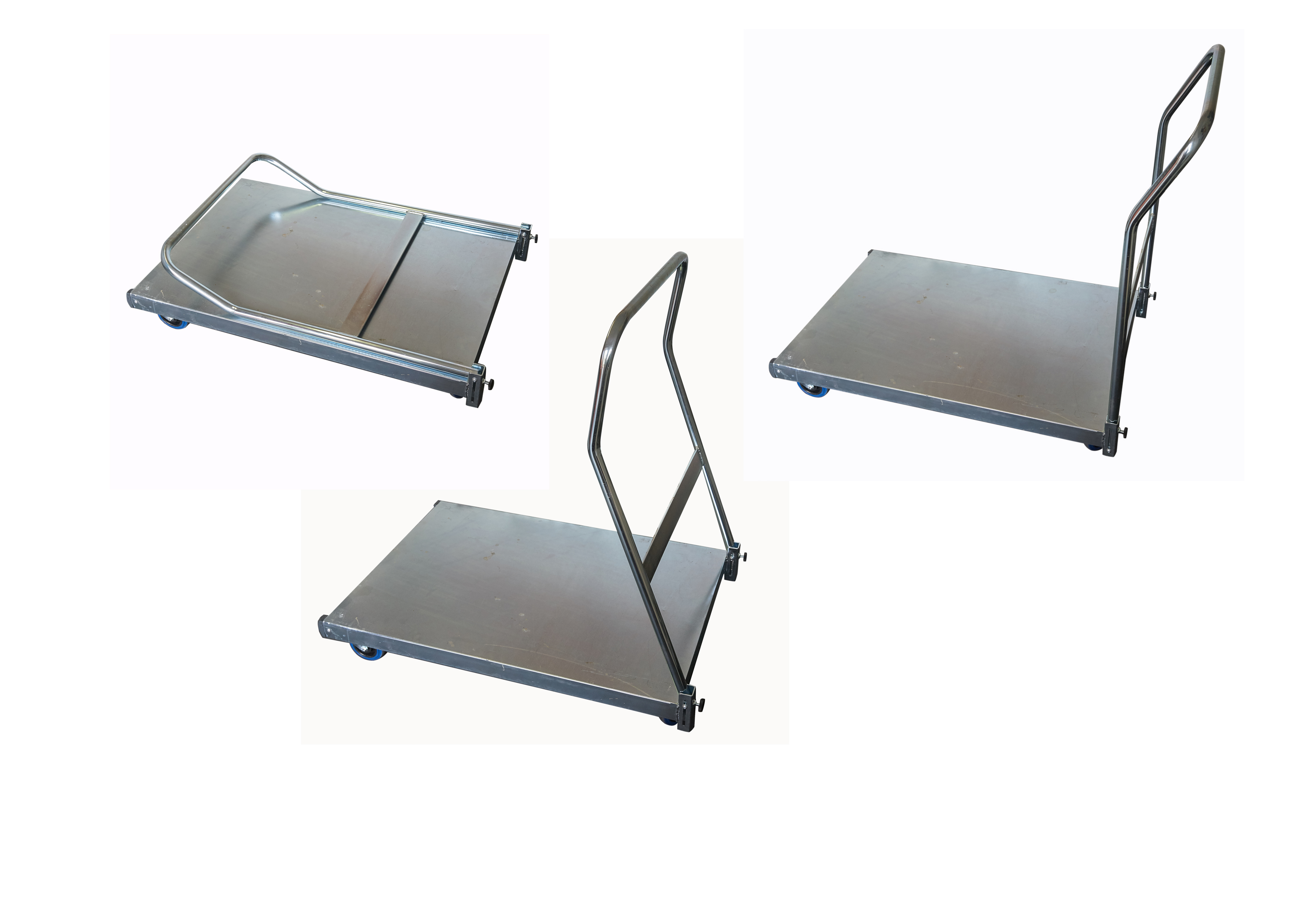 Folding Handle Platform Trolley