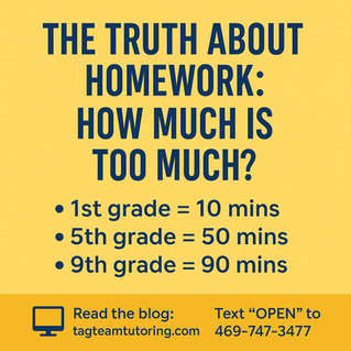 The Truth About Homework — How Much Is Too Much?