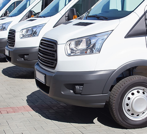 White Minibuses