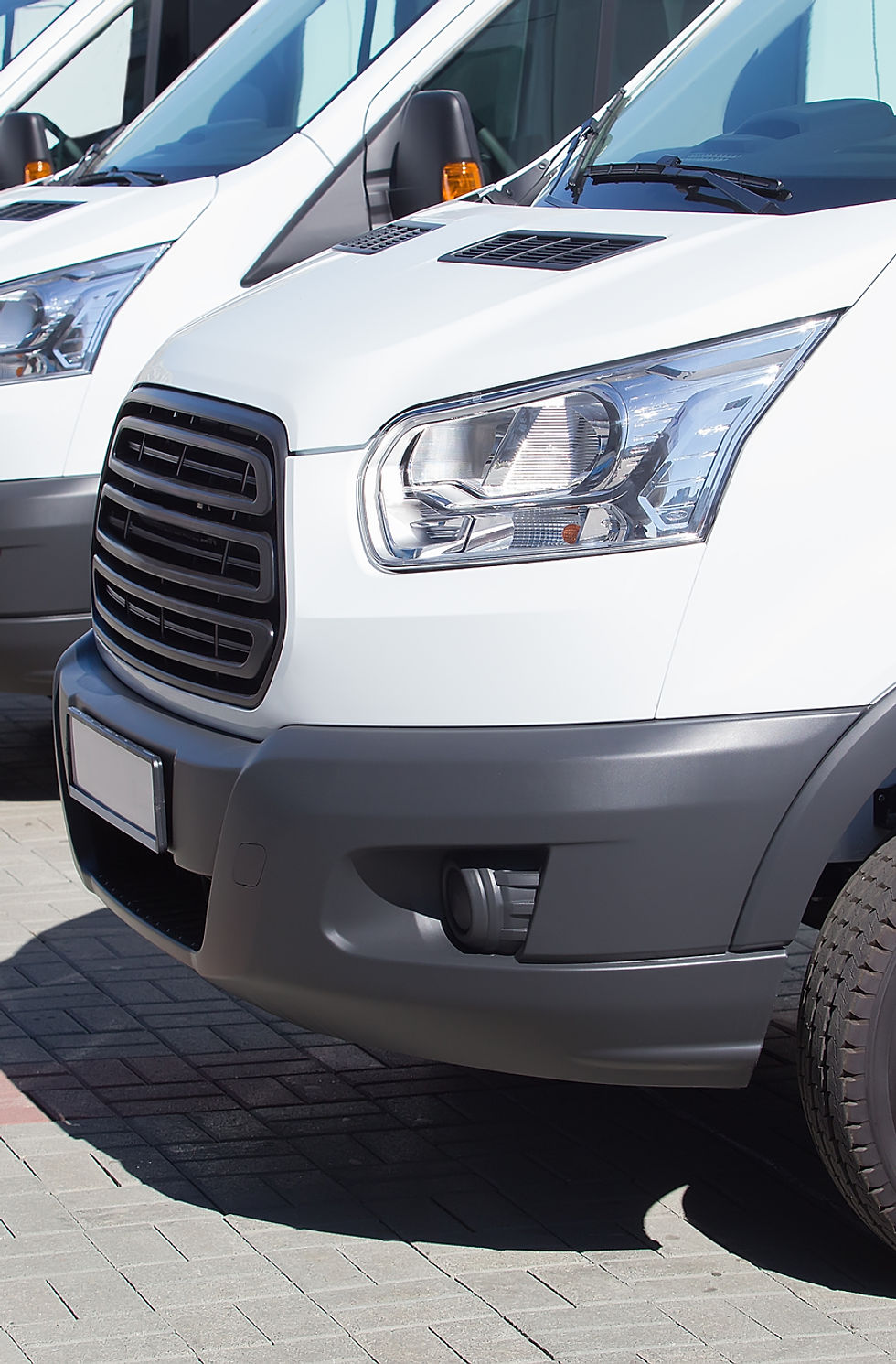 White Minibuses