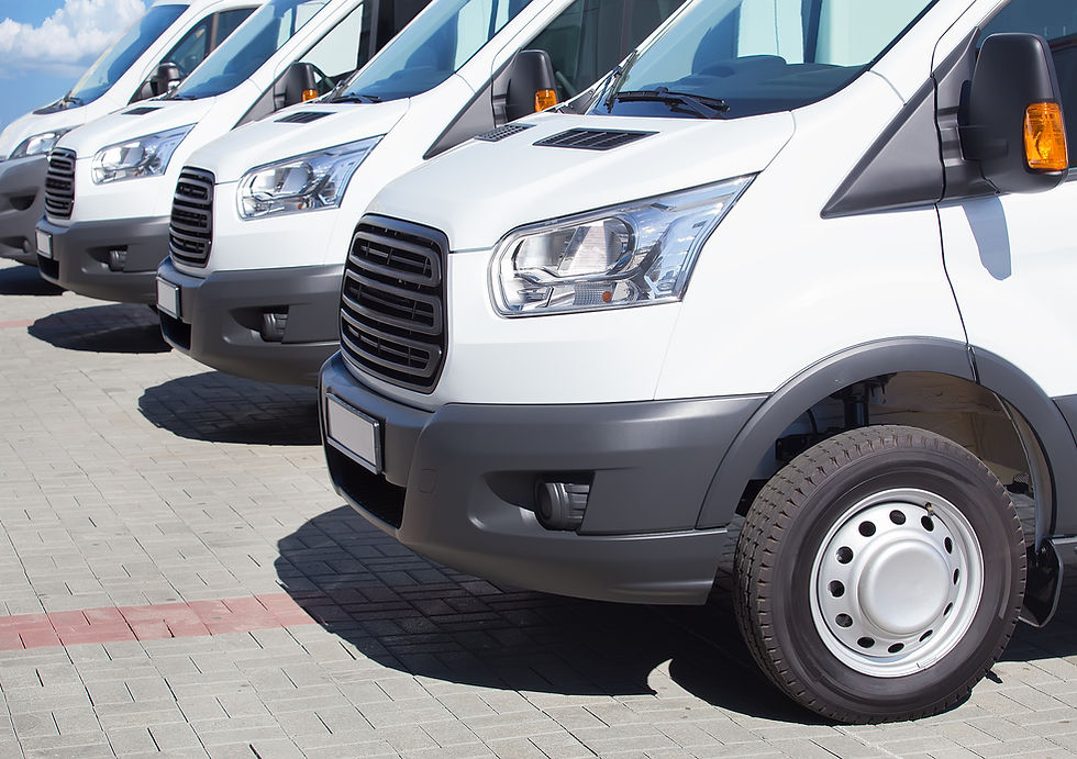 White Minibuses