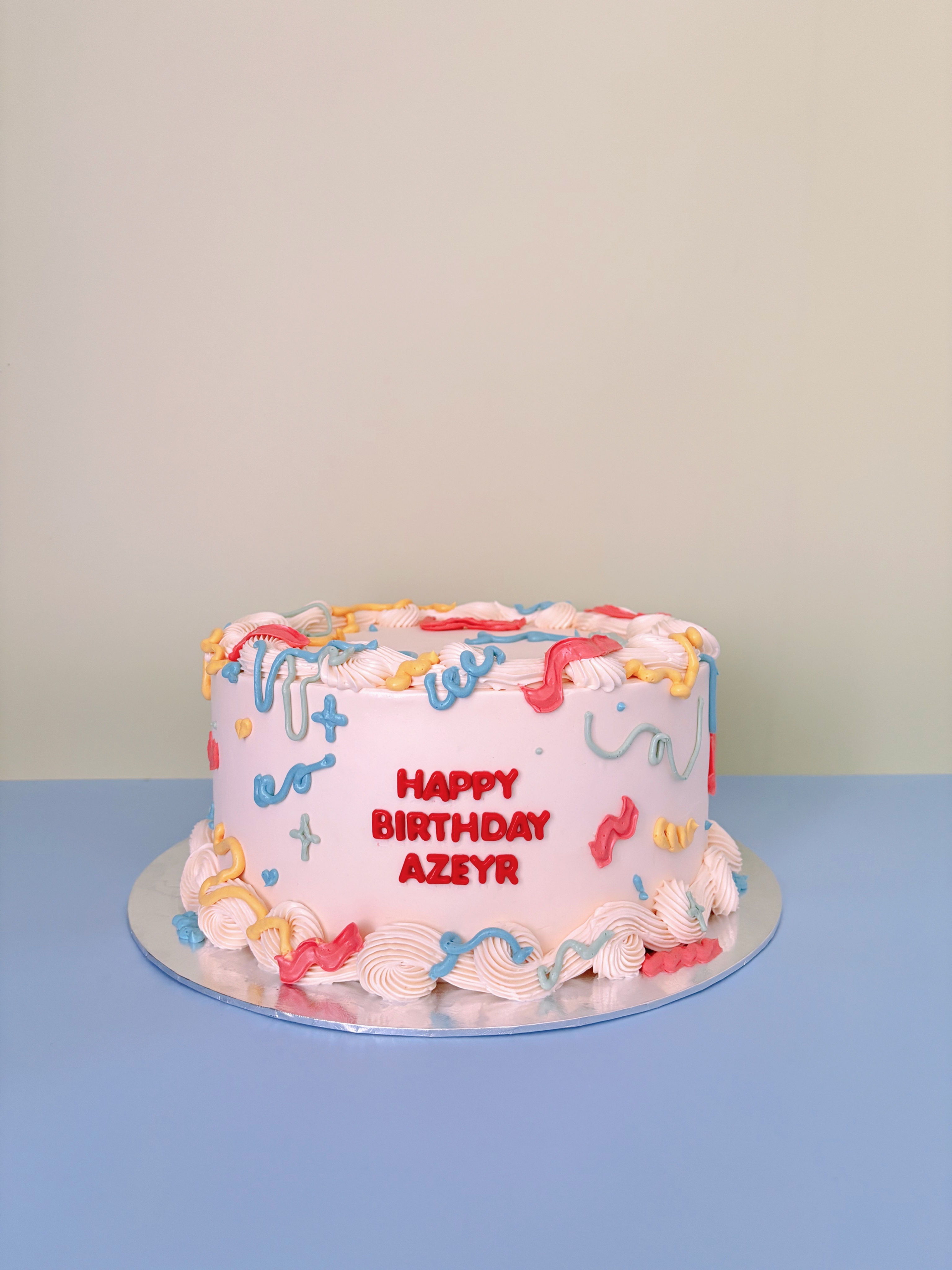 Korean Style Doodles Cake