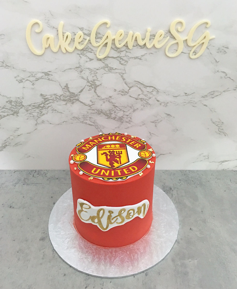 Soccer Theme 8.0 - Manchester United Logo with Cursive Name