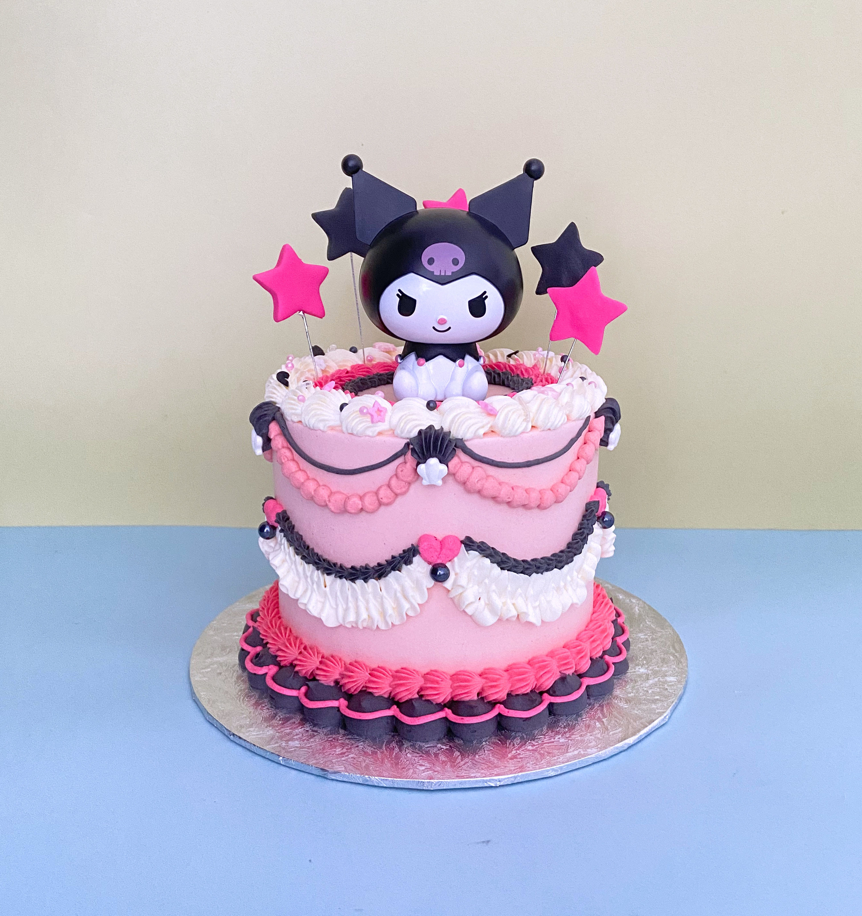 Kuromi Korean Buttercream Cake