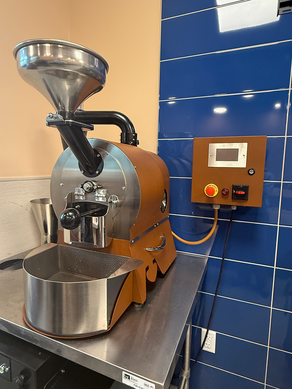 Our coffee roaster