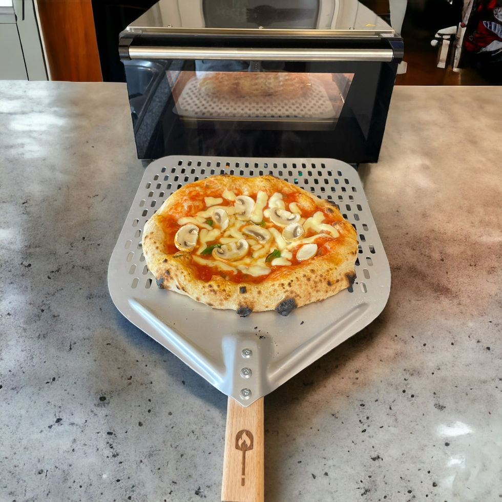 Effeuno N3 Pizzaofen mit Pizza