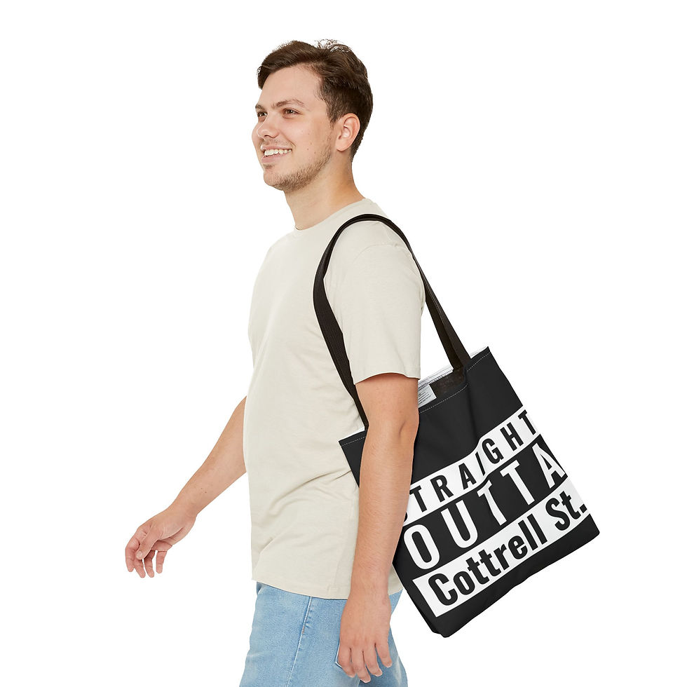 Thumbnail: Straight Forward Tote Bag - Stylish Everyday Carryall for Trendsetters