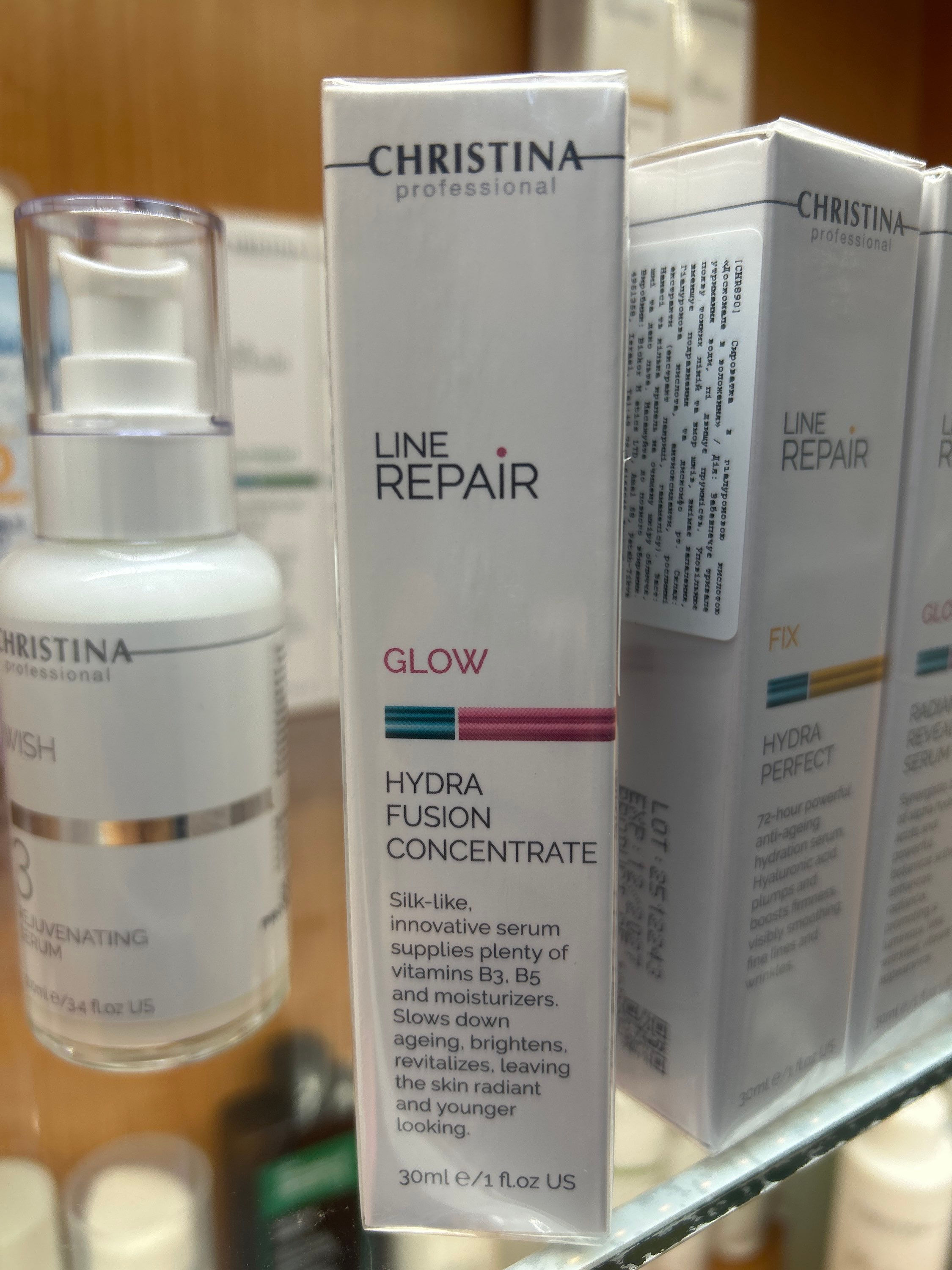 CHRISTINALineRepairGlow HYDRA FUSION CONCENTRATE Зволожувальний концентрат 30ml 