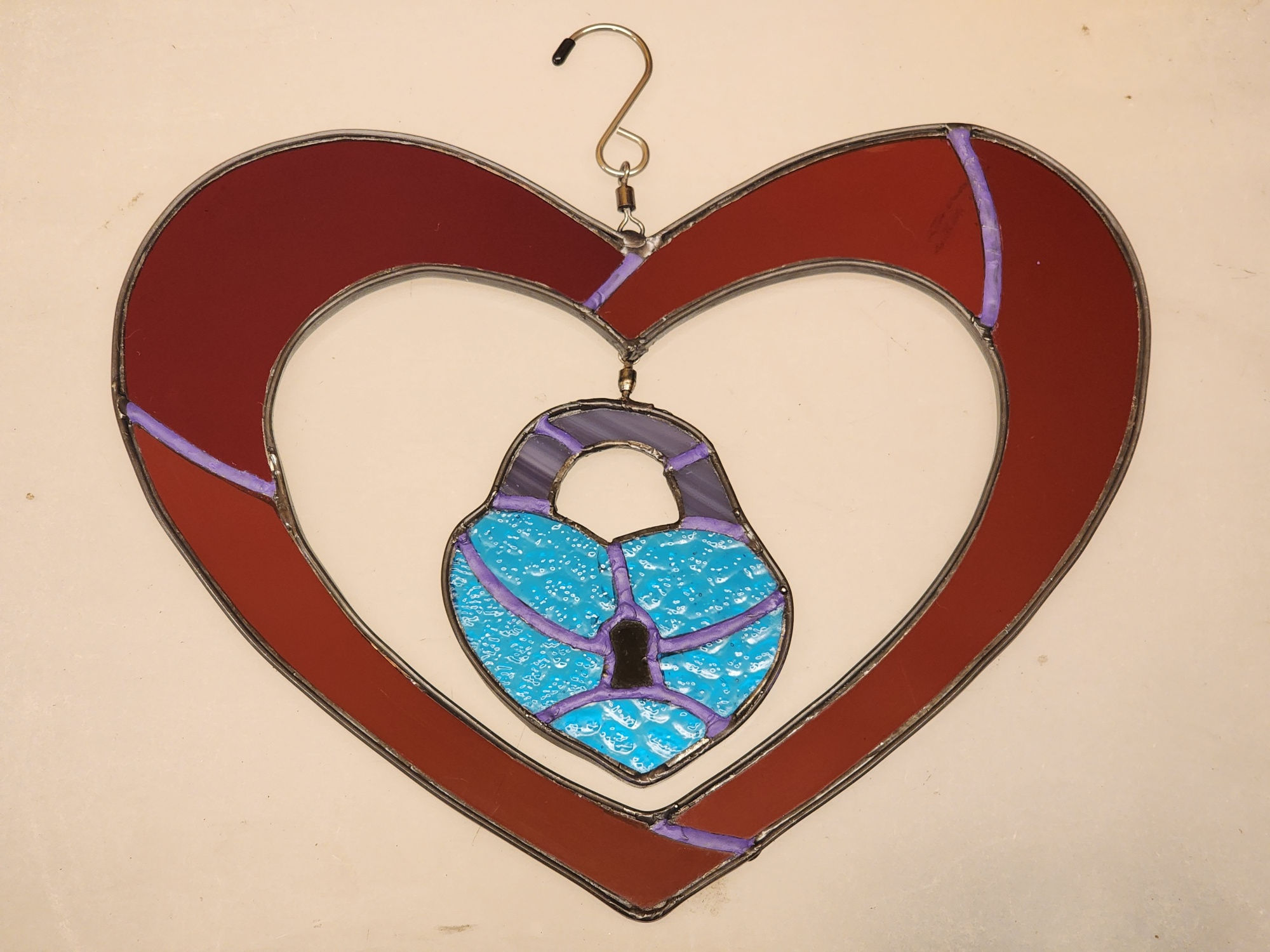Spinning Keylock Heart