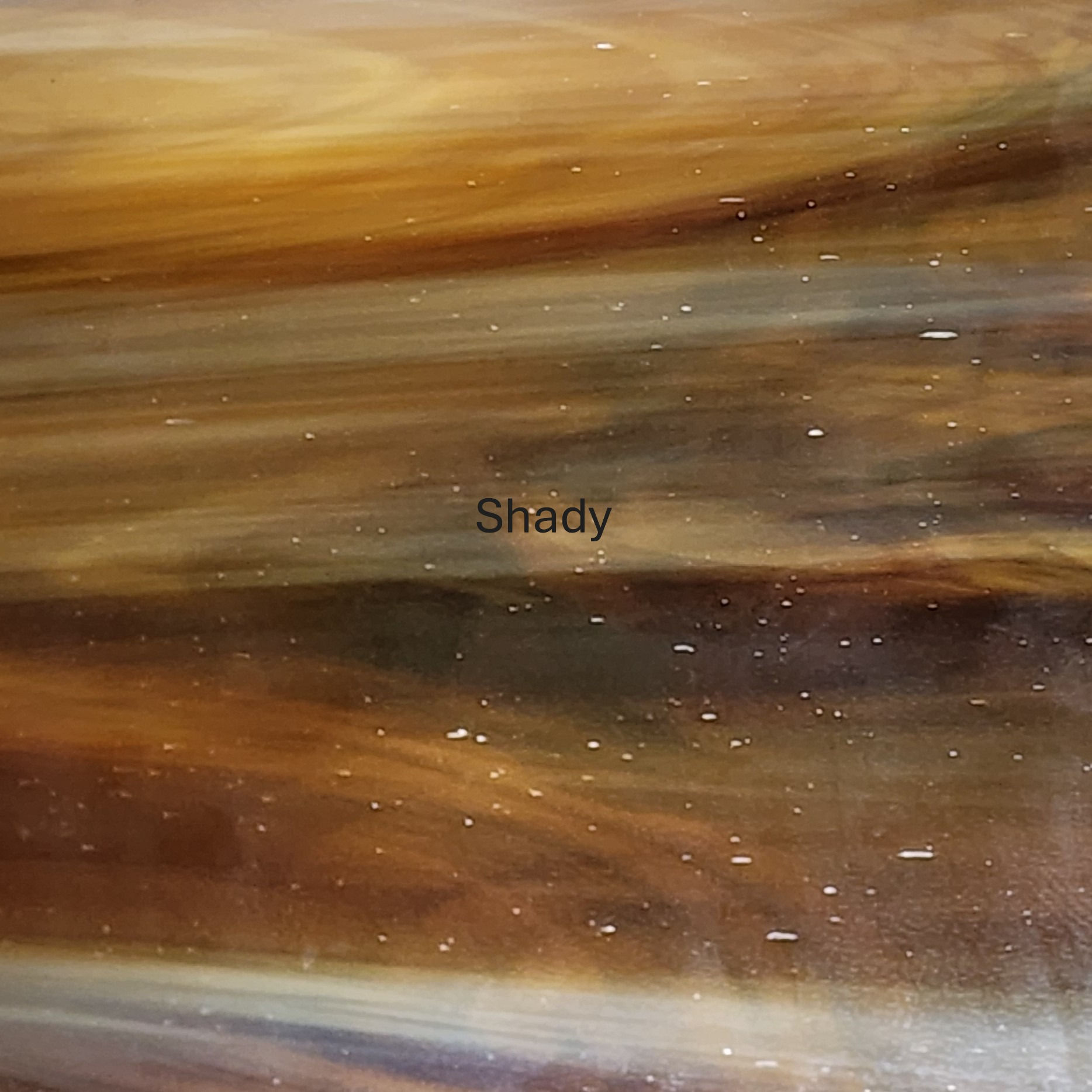 Blended Brown Glass
