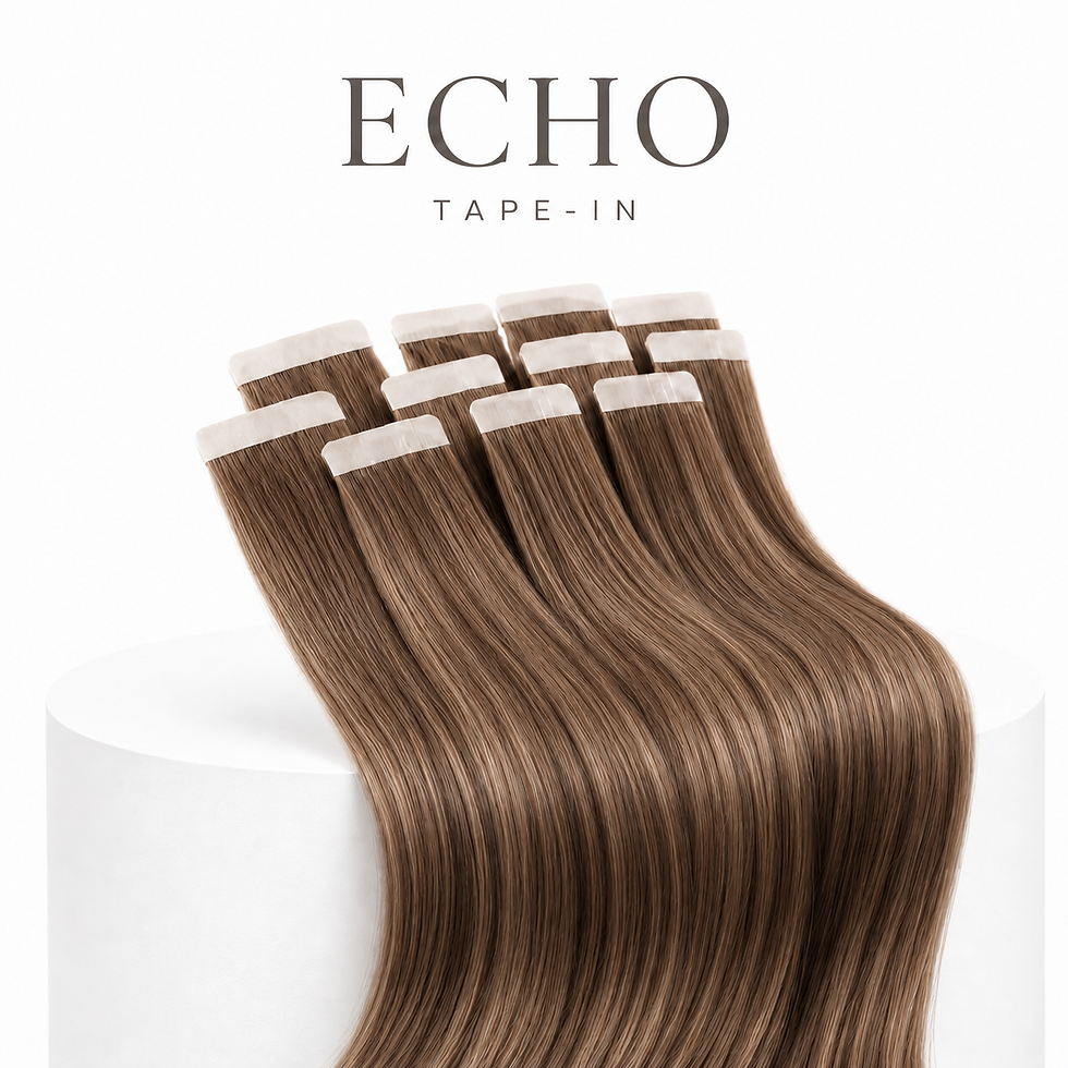 Echo Double Drawn Tape-In Hair Extensions, 40 Pieces — product view