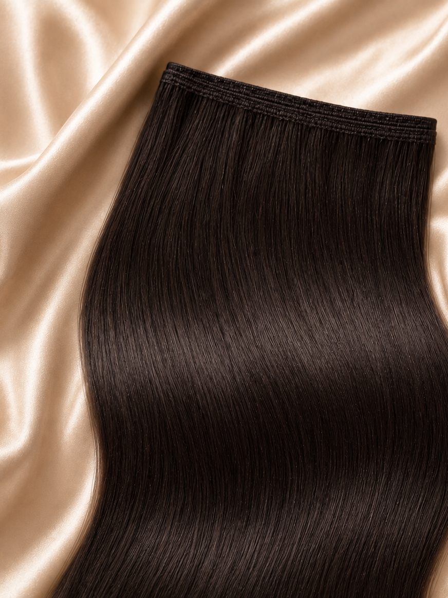 Echo Brazilian Double Drawn Weft Hair Extensions — detail view 2