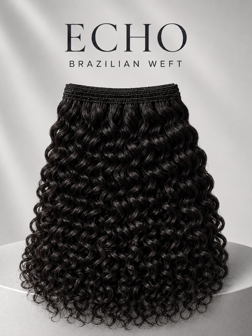 Echo Brazilian Double Drawn Weft Hair Extensions — product view