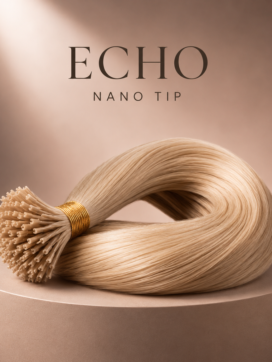 Echo Nano Tip Human Hair Extensions, 100 Strands — product view