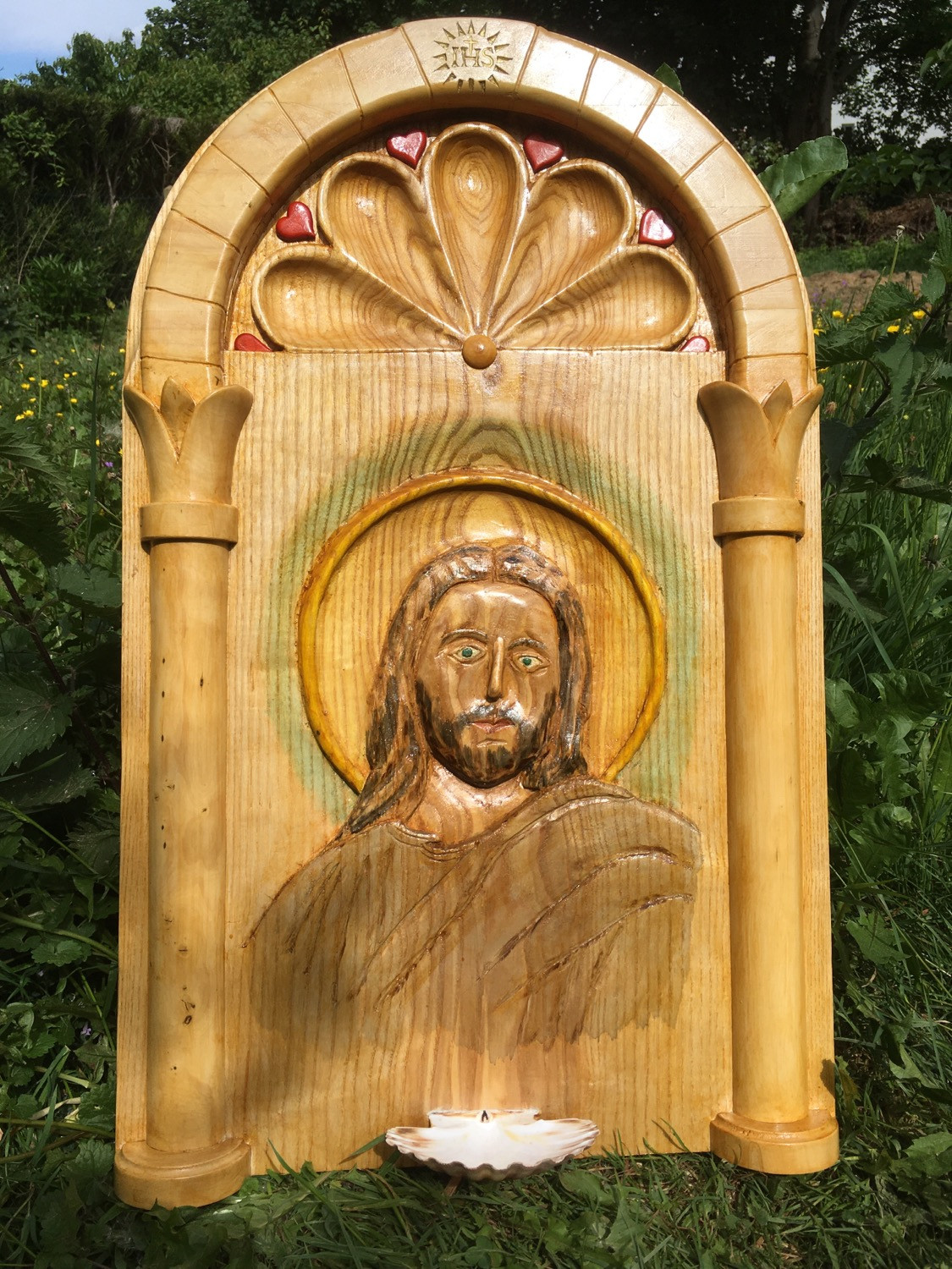 Symbole Christique hauteur 73 cm largeur 45 cm poids 6,7 kg